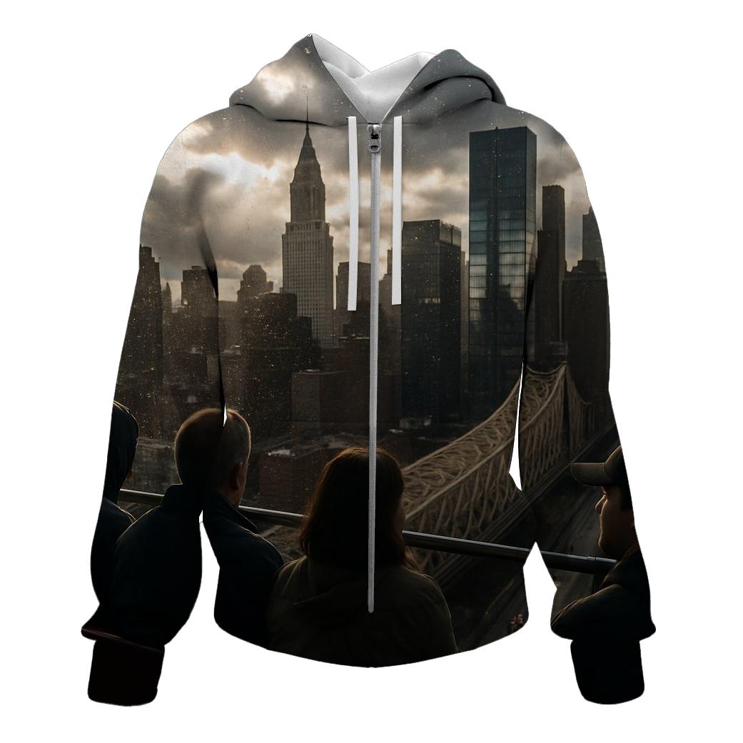 Storm Clearing Over Midtown From Roosevelt Island Tram hoodie styles