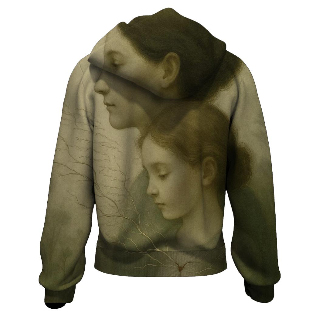 Her Name Written In My Becoming premium hoodies