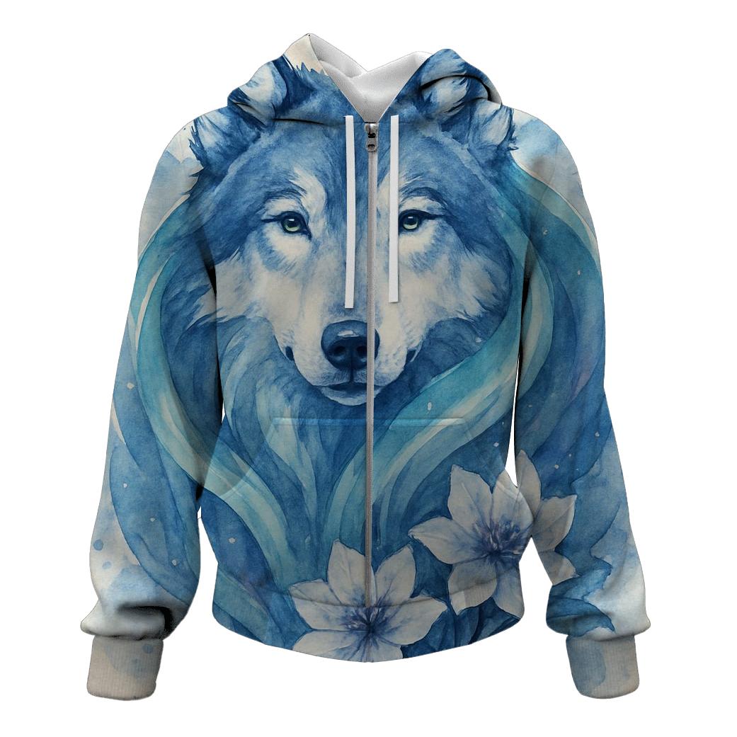 Aurora Petal Guardian designer hoodies