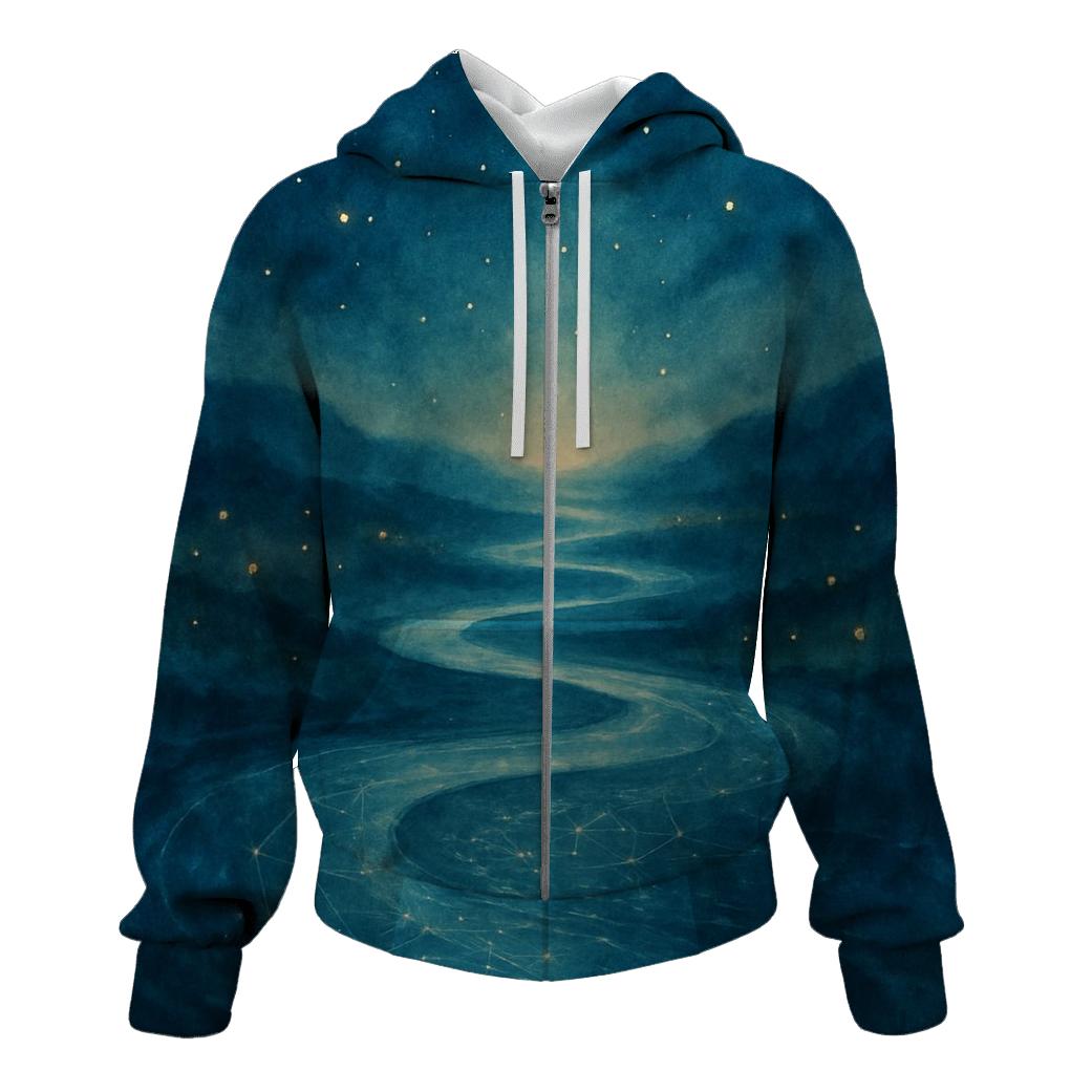 River Of Soft Constellations premium hoodies