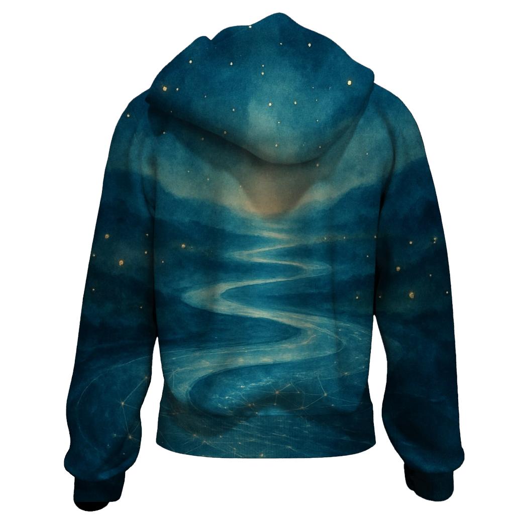 River Of Soft Constellations premium hoodies