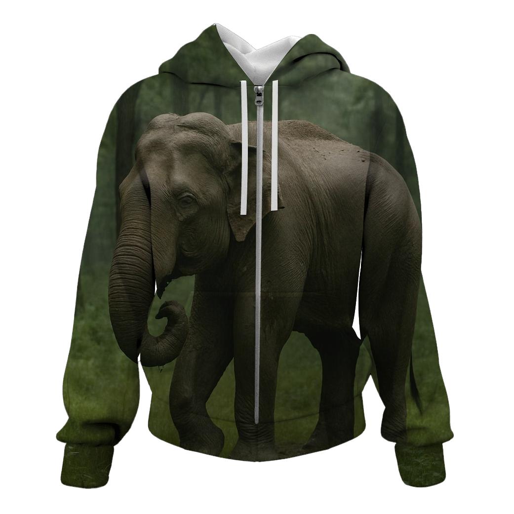 Monsoon Shade Indian Elephant hoodie styles