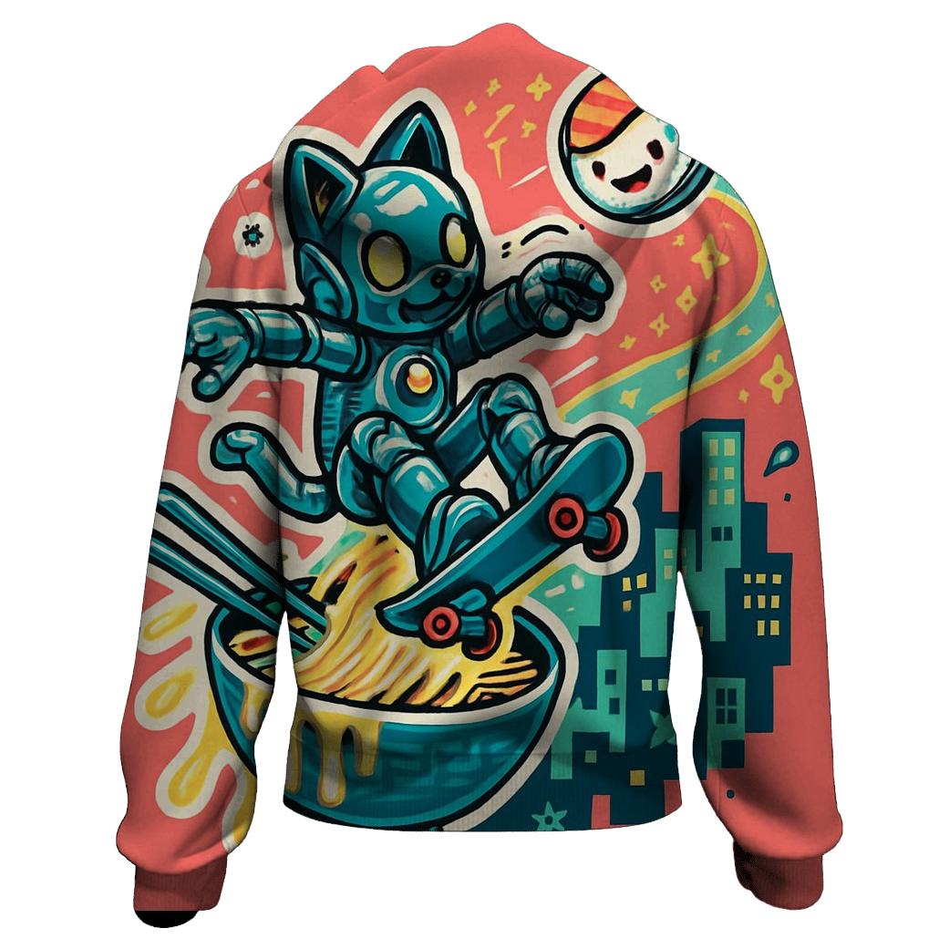 Sushi Satellite Sprint custom hoodies