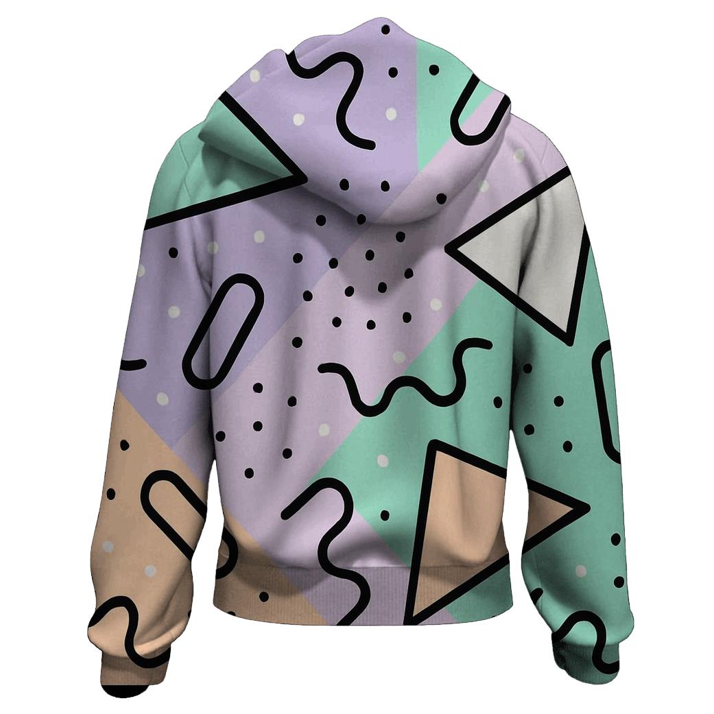 Trapper Keeper Geometry Parade premium hoodies