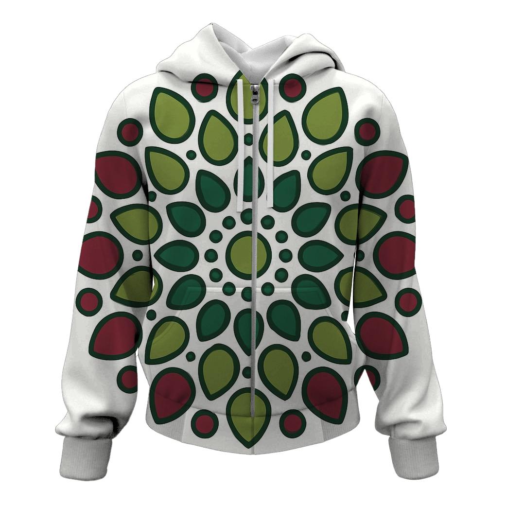 Pine Cone Dot Mandala Ornament custom hoodies