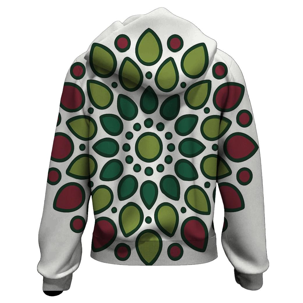 Pine Cone Dot Mandala Ornament custom hoodies