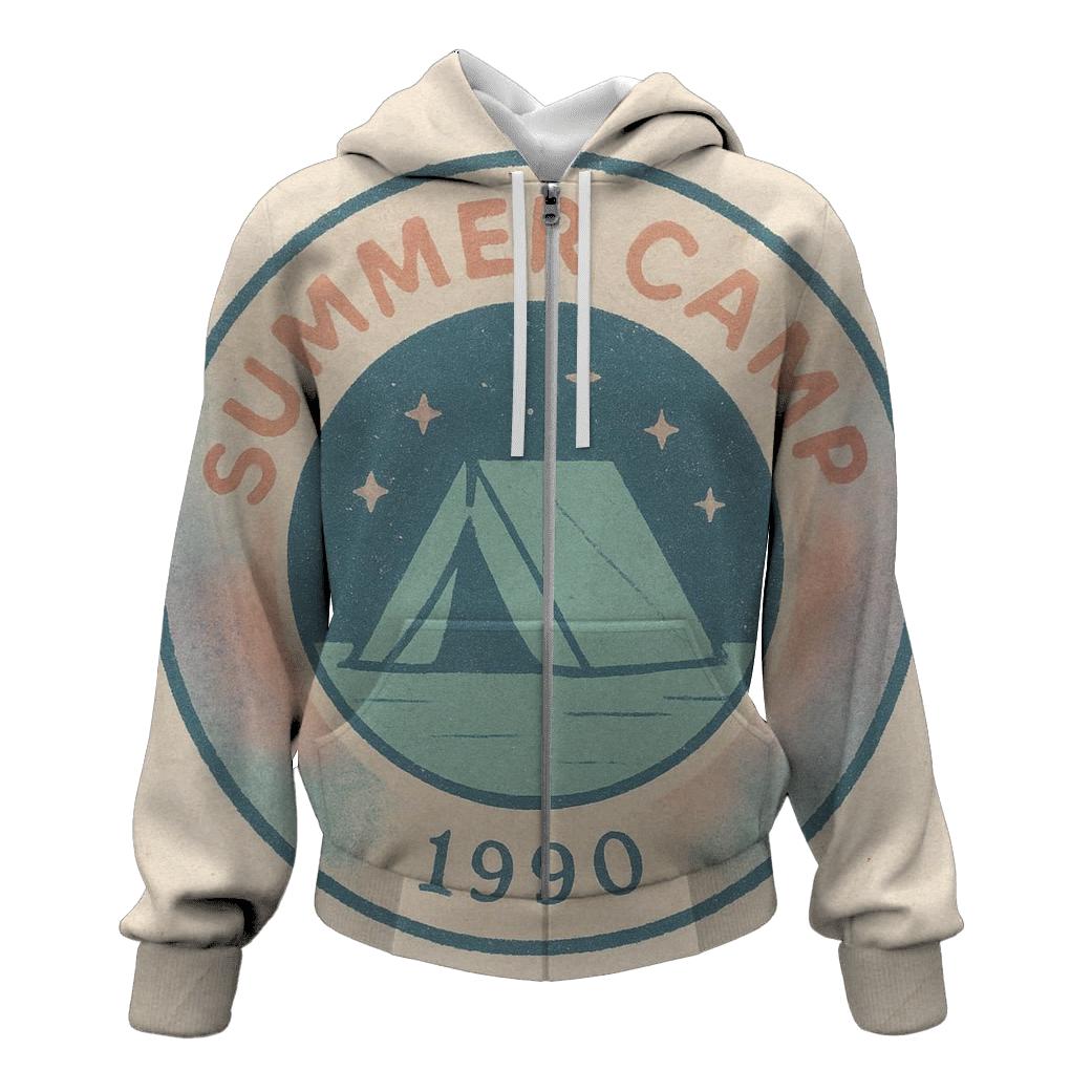 Faded Polaroid Starcamp Badge 1992 lightweight hoodies