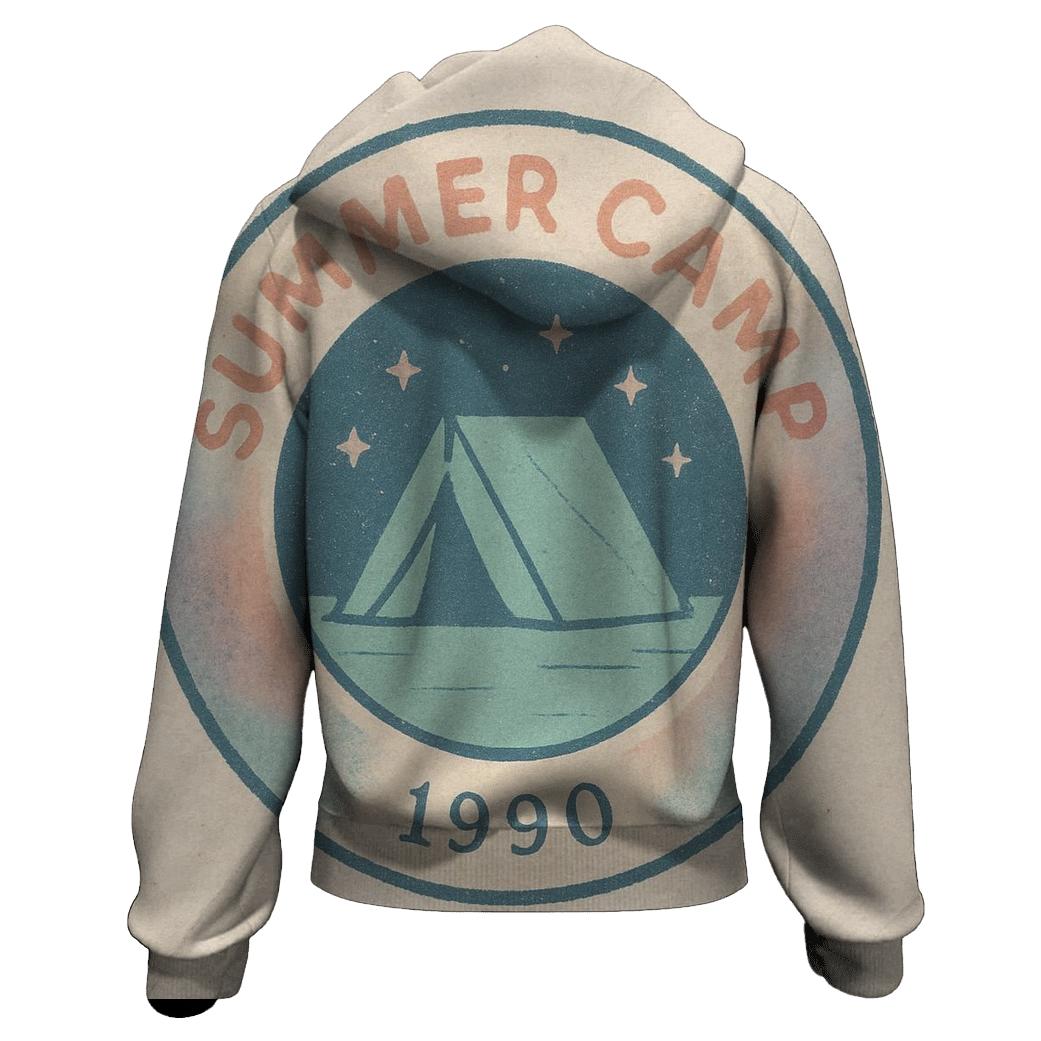 Faded Polaroid Starcamp Badge 1992 lightweight hoodies