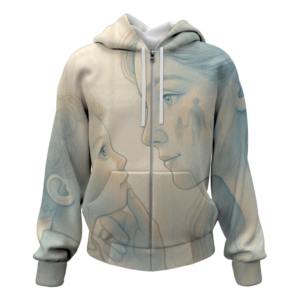 The Mirror Of Tomorrow Held In Her Eyes printed hoodies