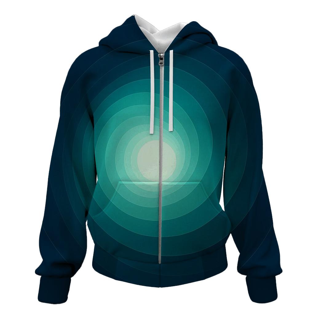 Polar Halo Conic Gradient designer hoodies