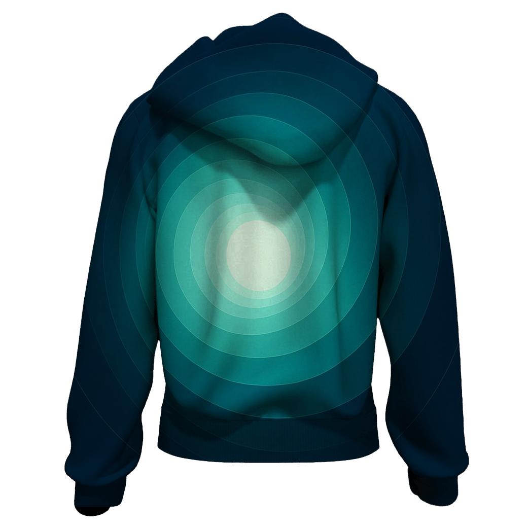 Polar Halo Conic Gradient designer hoodies