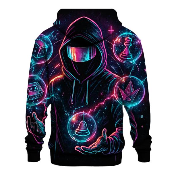 Pocket Universe Juggler pullover hoodies