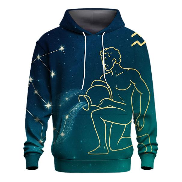 Aquarius Water Bearer Nebula Pour designer hoodies