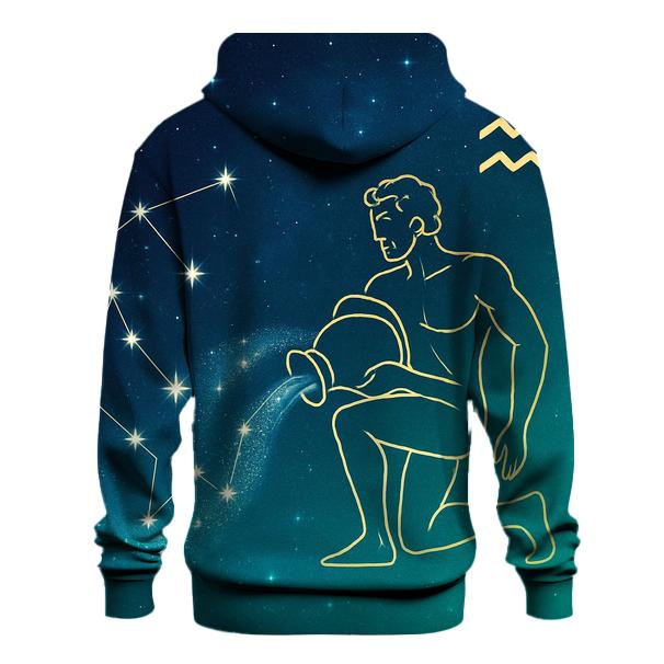 Aquarius Water Bearer Nebula Pour designer hoodies