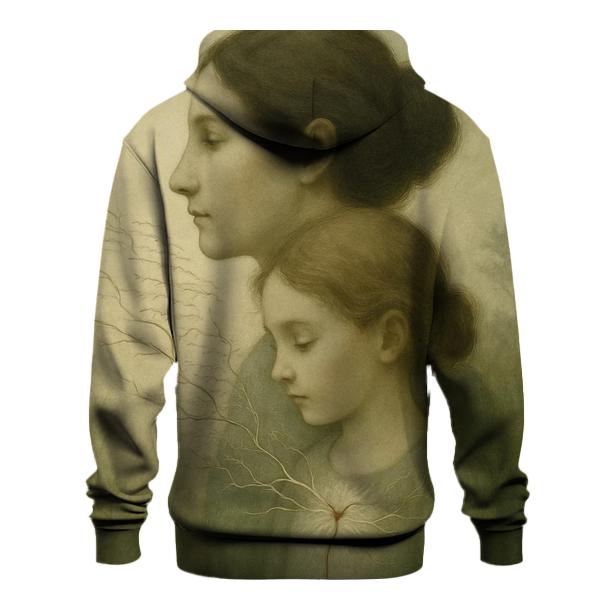 Her Name Written In My Becoming embroidered hoodies