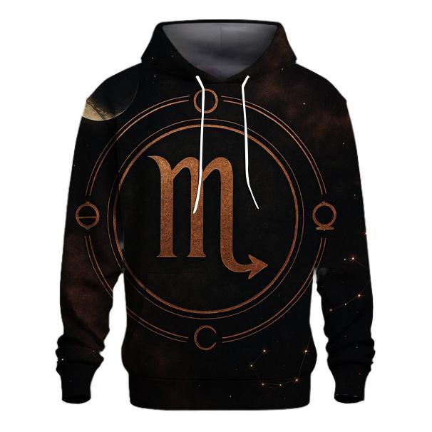 Scorpio Lunar Node Sigil Night premium hoodies