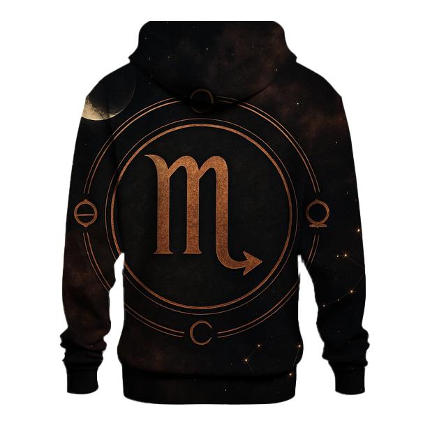 Scorpio Lunar Node Sigil Night premium hoodies