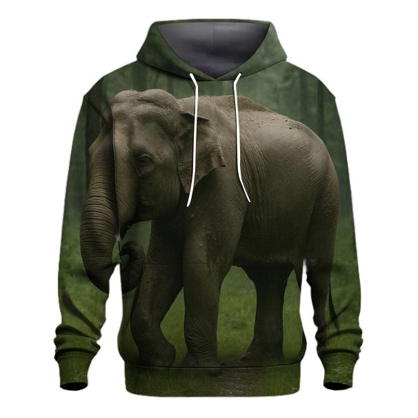 Monsoon Shade Indian Elephant premium hoodies
