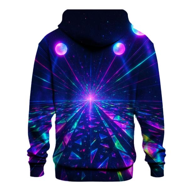 Neon Prism Runway embroidered hoodies