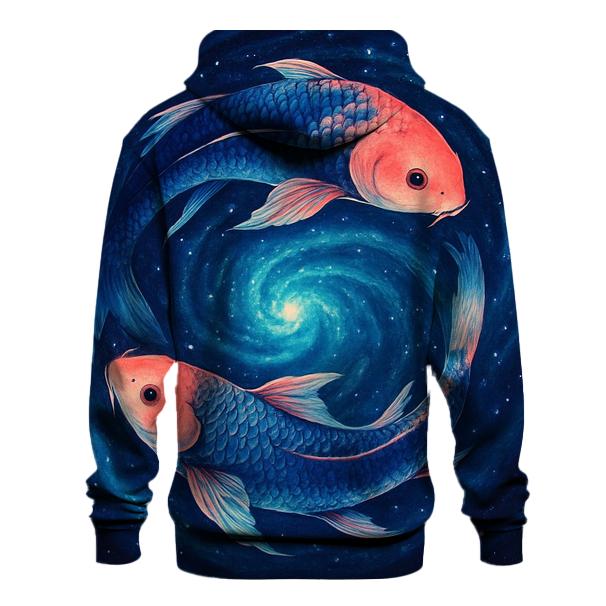 Deep Space Koi Nebula Swirl hoodies fashion