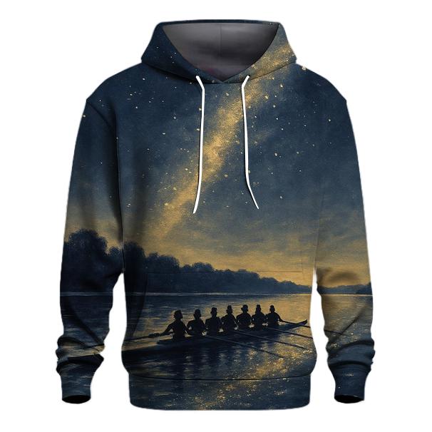 Starlit Wake Rowing United Kingdom graphic hoodies