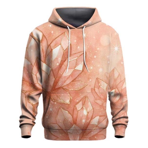 Rose Gold Crystal Garden hoodies fashion
