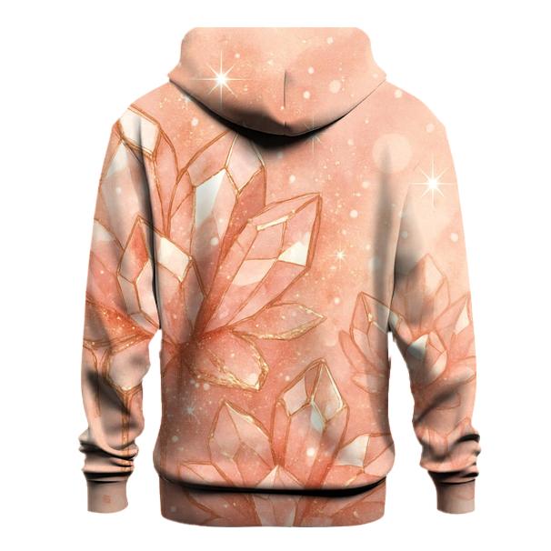 Rose Gold Crystal Garden hoodies fashion
