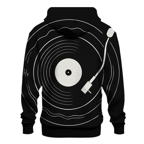 Monochrome Turntable Orbit Diagram hoodie designs