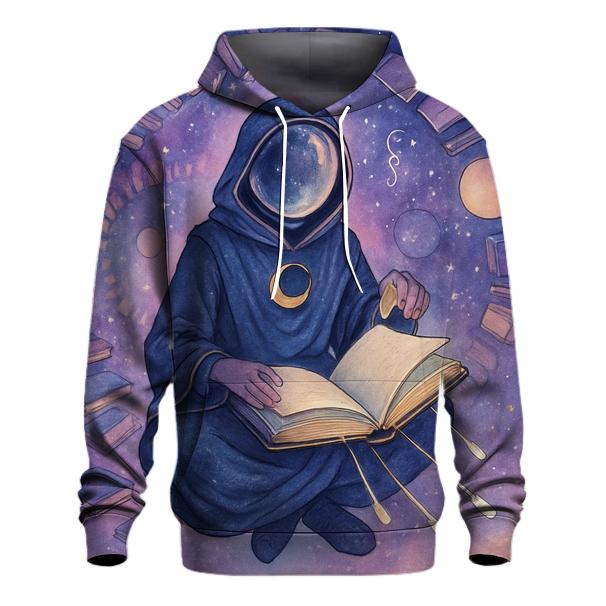The Library Of Comet Whispers printed hoodies