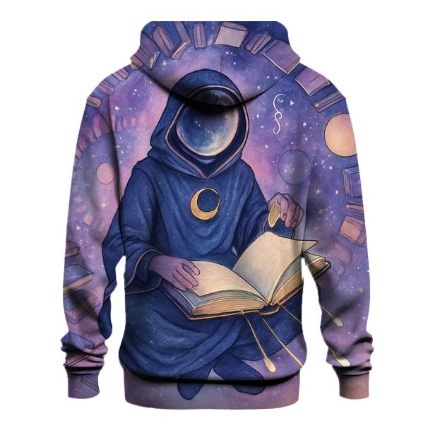 The Library Of Comet Whispers printed hoodies