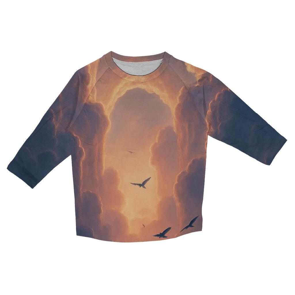 Cloud Cathedral Sundown personalized 3/4 sleeve tees