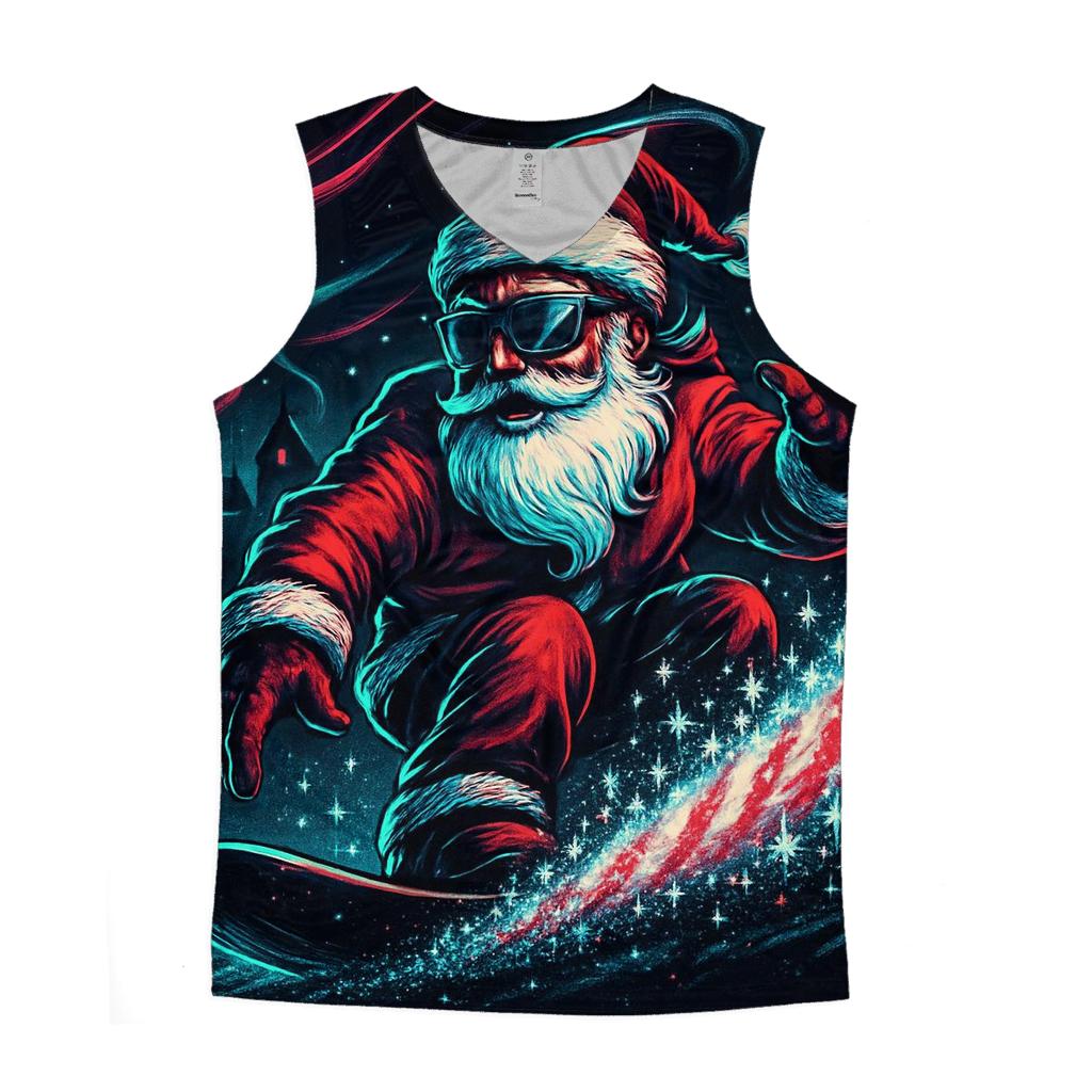 Neon Frost Santa Street Drift custom tank tops