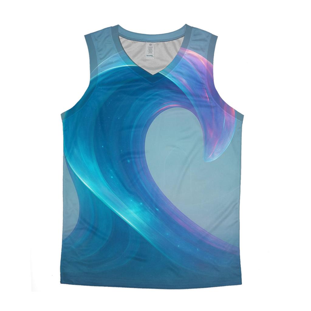 Prismatic Tide Cathedral sports performance tank tops