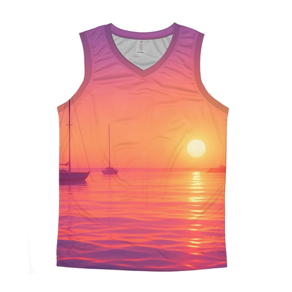 Harbor Of Melted Sky personalized athletic tanks