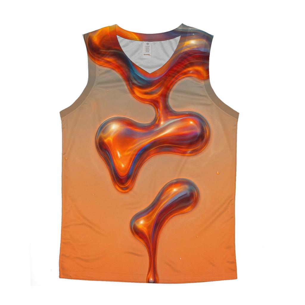 Solar Citrus Meltforms personalized athletic tanks