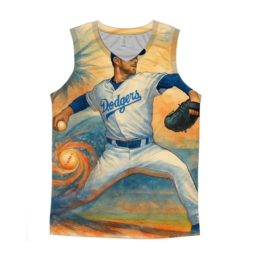 Golden Coast Pitchers Spiral sports performance tank tops
