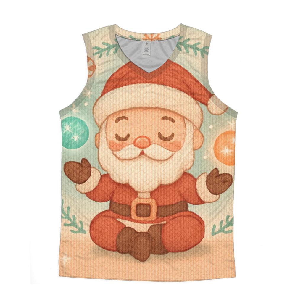 Knitted Candy Galaxy Santa stylish racerback tanks
