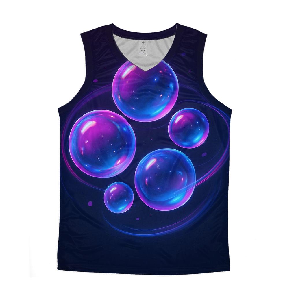 Midnight Chromatic Orbit Garden trendy fitted tank tops