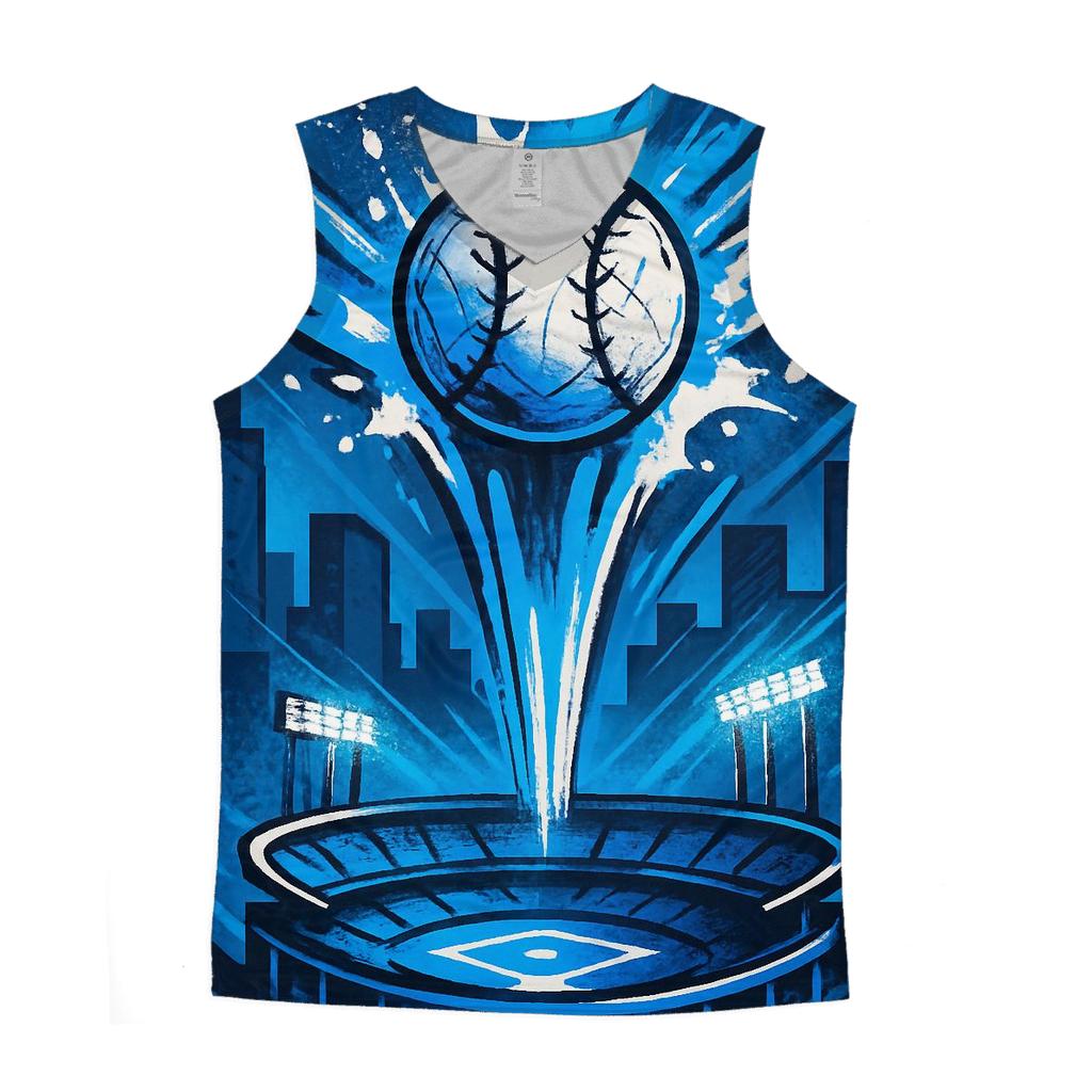 Graffiti Skyline Home Run Bloom custom tank tops