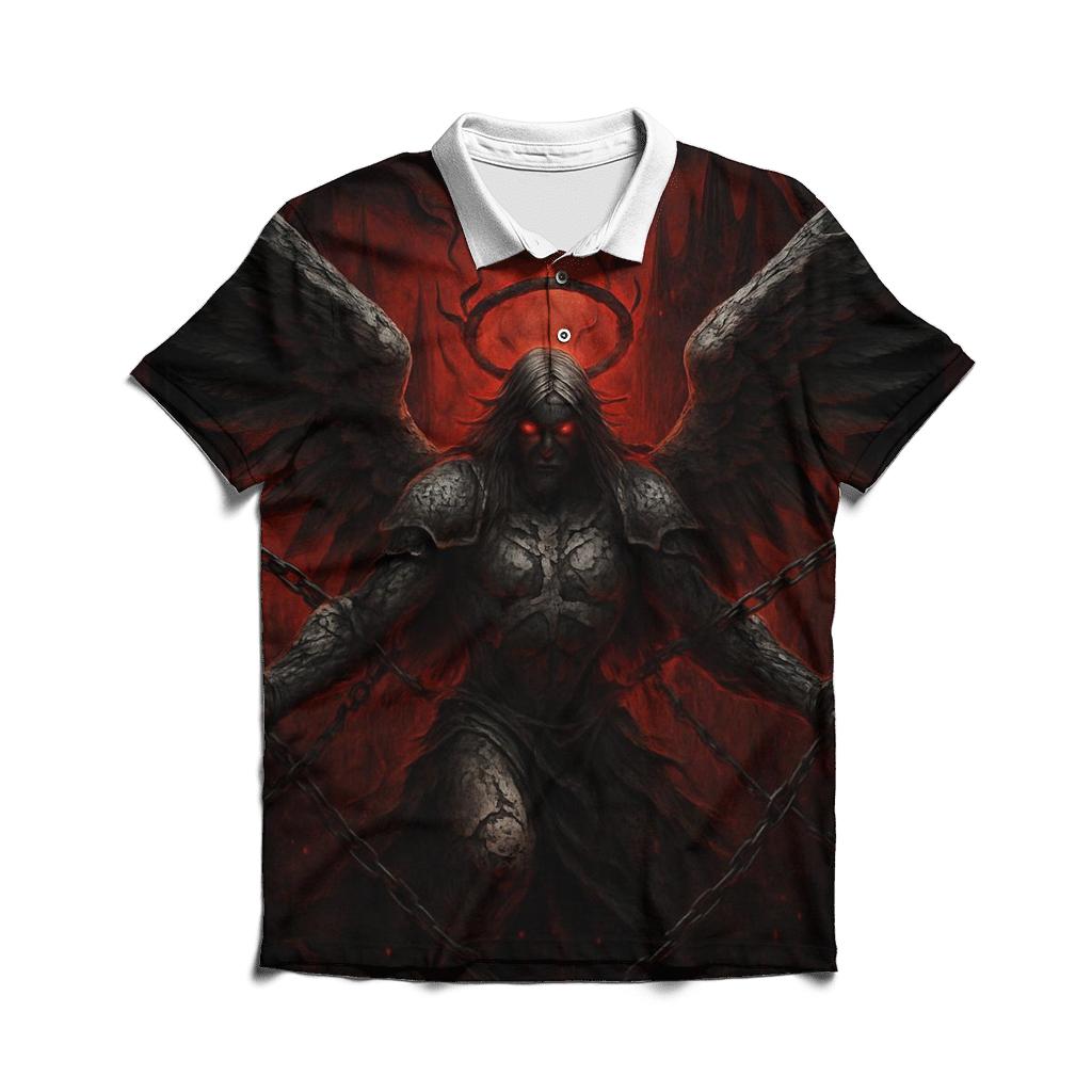 Cathedral Of The Chained Seraph premium cotton polo shirts