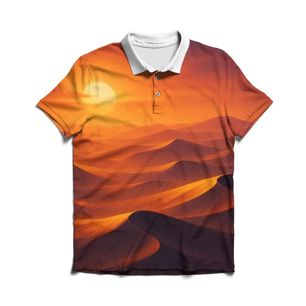 Prism Dunes At Eventide stylish collar polo tees