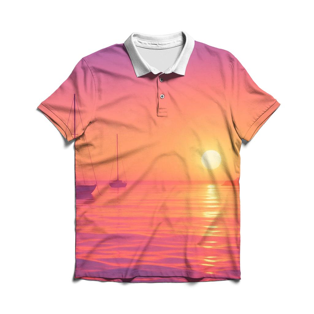 Harbor Of Melted Sky casual sports polo shirts