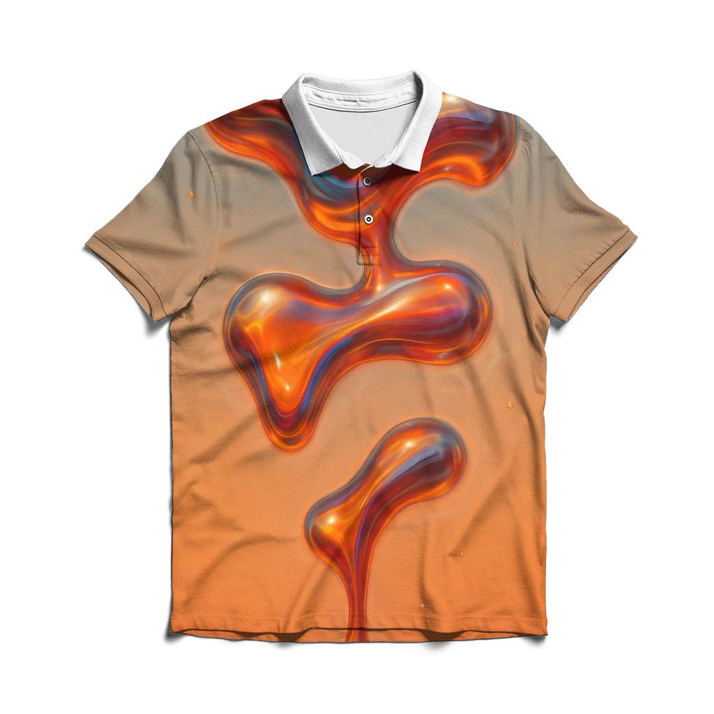 Solar Citrus Meltforms premium cotton polo shirts