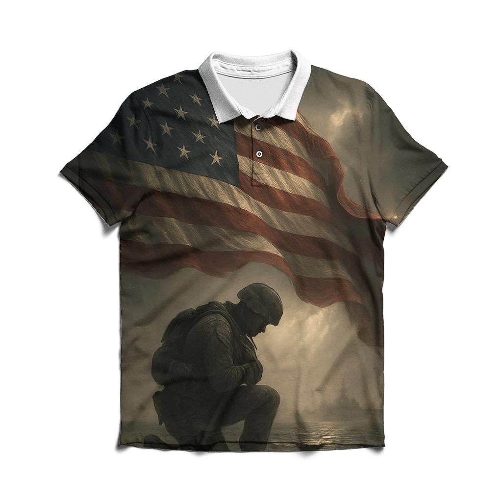 Liberty Tide Over The Silent Shore personalized polo shirts