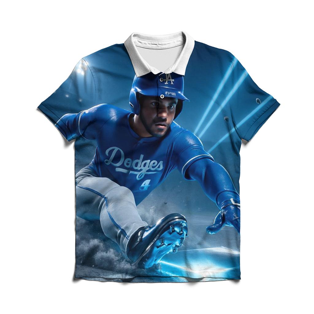 Chrome Moonbase Slide stylish collar polo tees