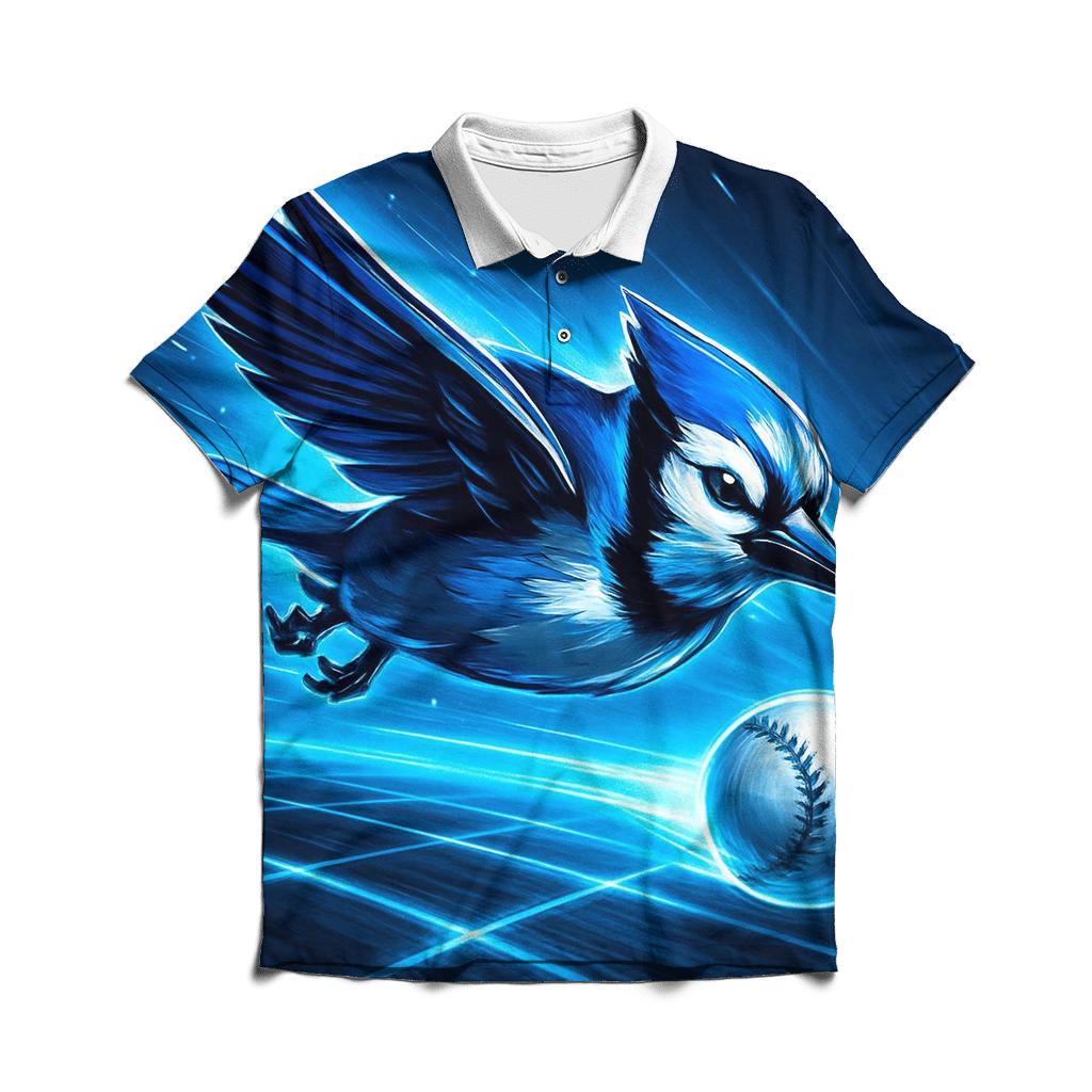 Blue Jays Hyperfield Sprint branded logo polo shirts