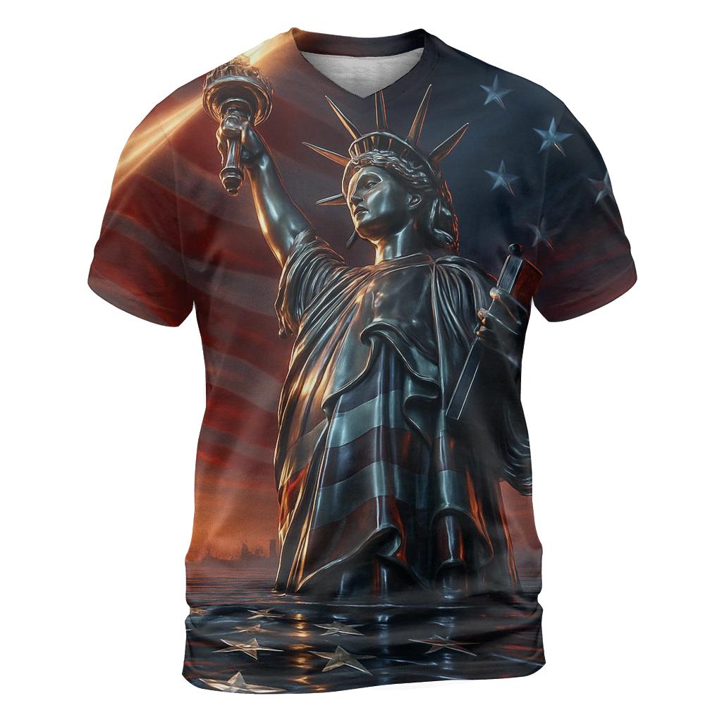 Liberty Harbor Steelwave custom all-over print shirts
