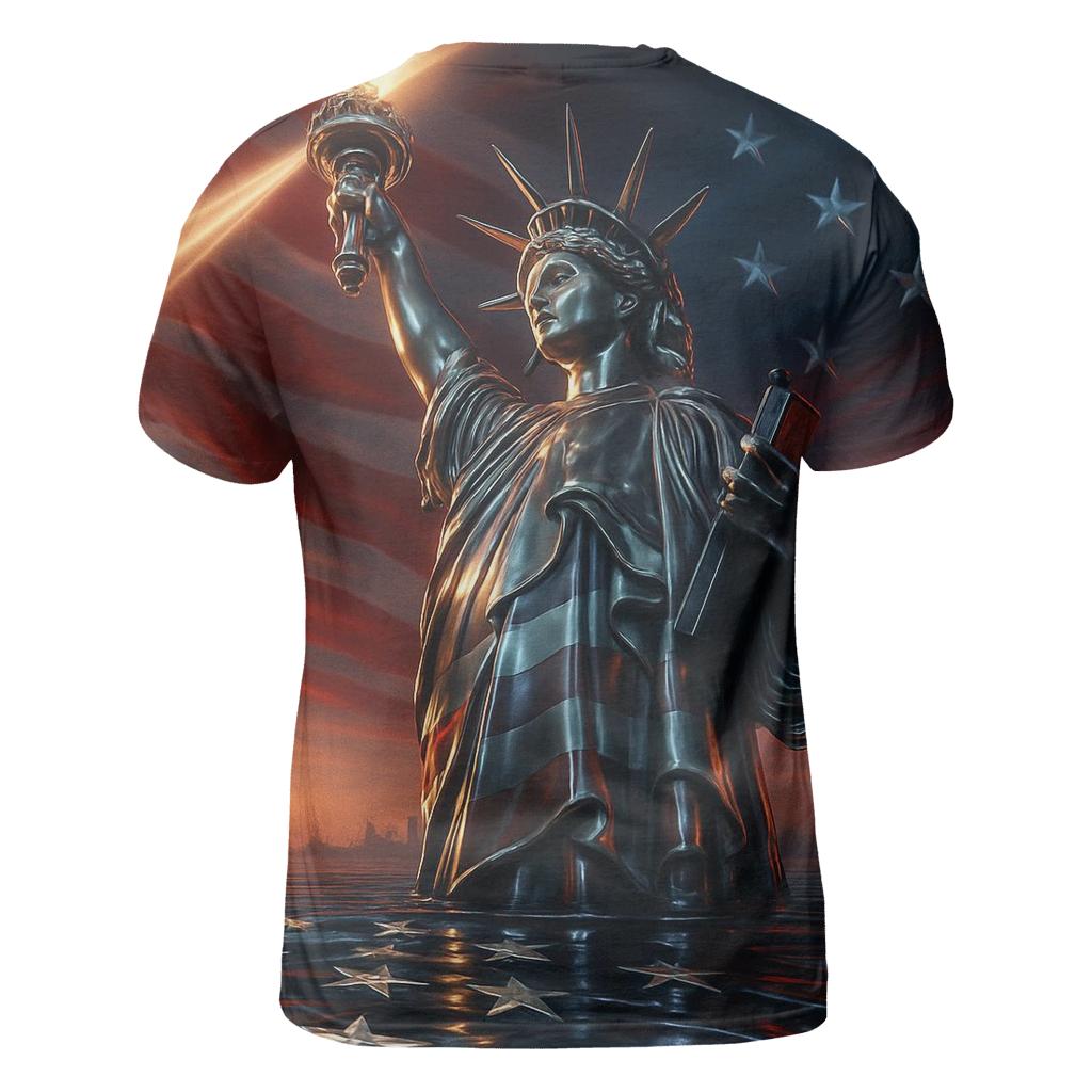 Liberty Harbor Steelwave custom all-over print shirts