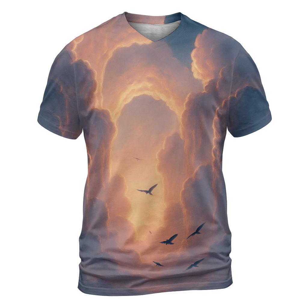 Cloud Cathedral Sundown custom all-over print shirts