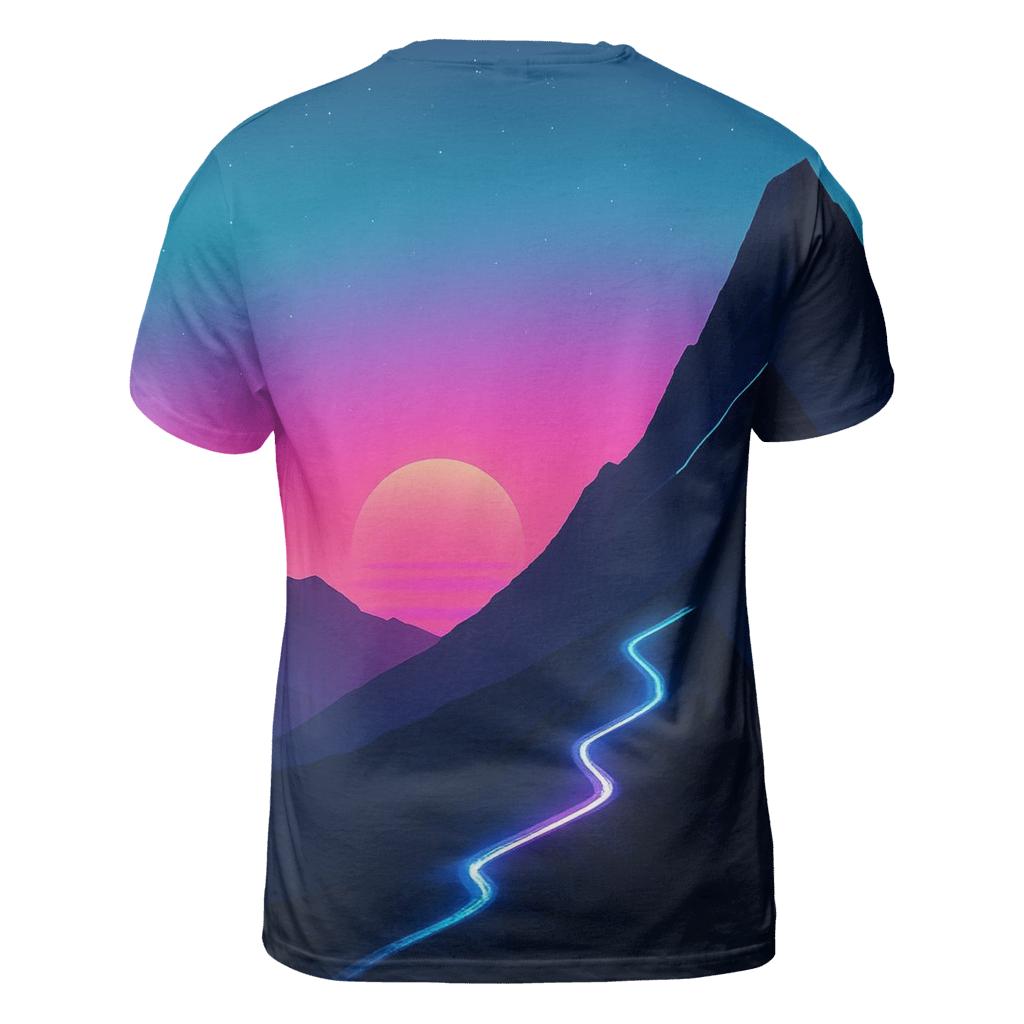 Neon Ridge Afterglow trendy printed shirt styles